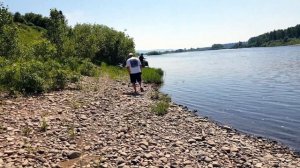 Вдвоем на лодке по Сибирской реке, 3 часть / Рыбалка