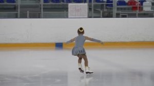 Александра Мотроненко. Квалификационные соревнования, г. Долгопрудный, Юный фигурист, I место.