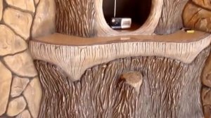 Беседка с мангалом и деревом!