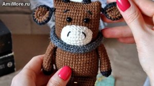 Амигуруми: схема Бычок Макарыч. Игрушки вязаные крючком - Free crochet patterns.