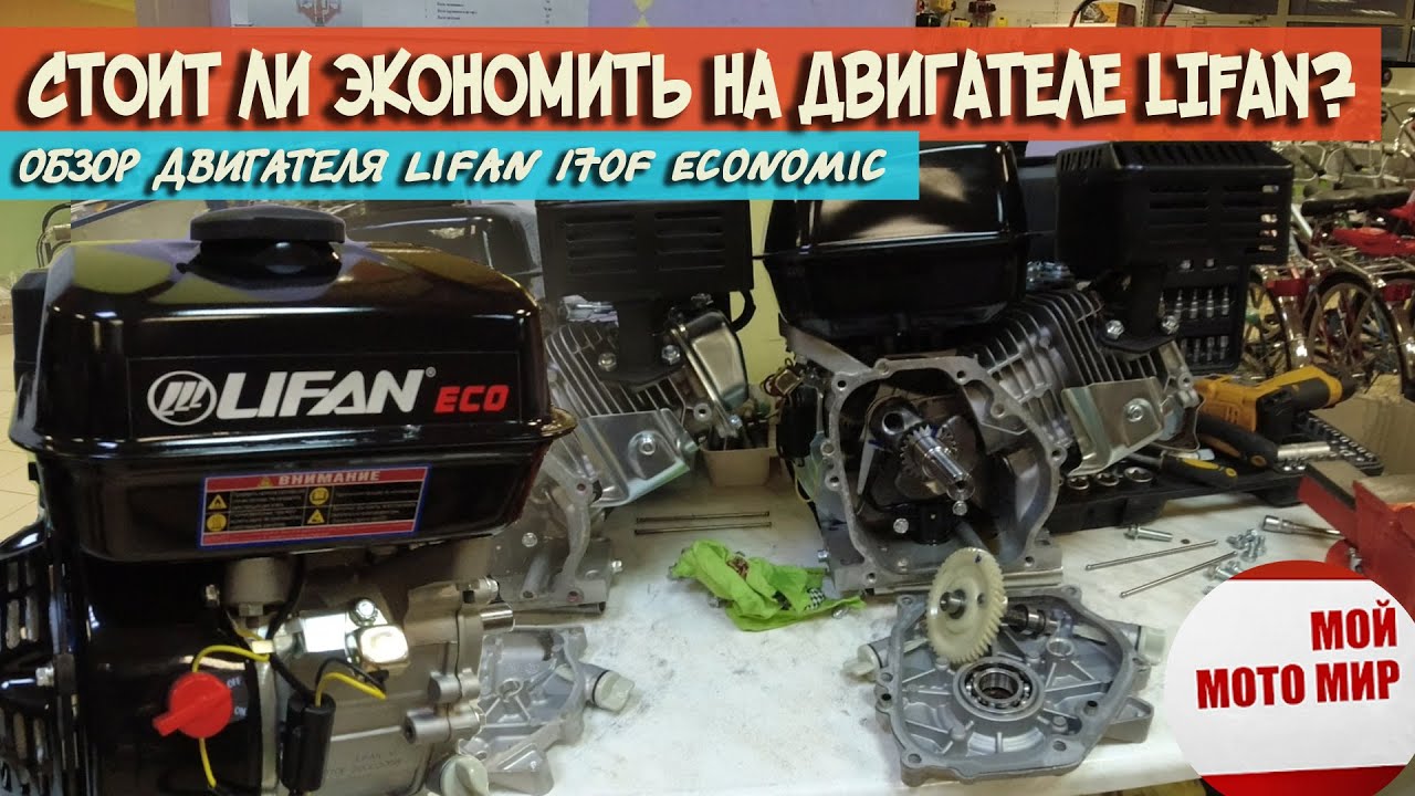 Стоит ли покупать двигатель LIFAN 170F ECO, в чём экономия?