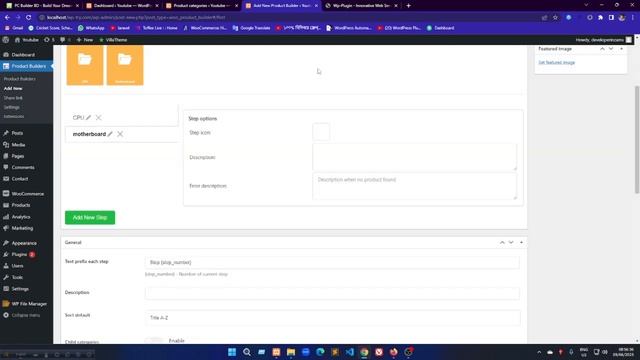 Custom Pc Builder In WordPress || Bangla || Developer inzams