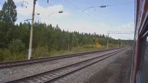 Вихоревка - Хребтовая ВС ж.д. из окна поезда. Часть 1. Вихоревка - Гидростроитель