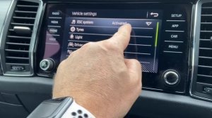 Turning Off ESC, Electronic Stability Control On Skoda Kodiaq