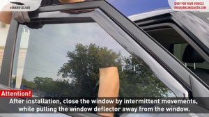 How to install Shatterproof In-Channel Window Deflectors for Kia Soul 2020-2023