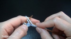 Очень простой узор спицами "Вафельный узор". Мастер класс # 646