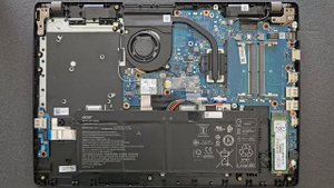 Acer TravelMate P215-52 RAM and NVMe SSD Upgrade