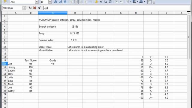 25- Libre Office - Calc, Open Office -- Calc, Excel Tutorial -- VLookup part 1 смотреть онлайн