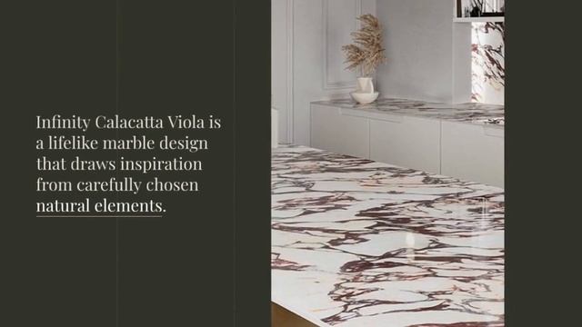 Explore the New Infinity Calacatta Viola Porcelain Worktop