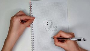 Как нарисовать АМ НЯМА по клеточкам.