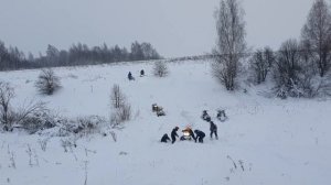 Покатушка на снегоходах 25.12.2021 Во Владимирской области. на горных и утилитарных снегоходах.
