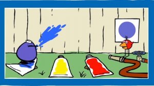 PBS Kids | Peep and The Big Wide World Games | Paint Splat | Learning Colors For Kids
