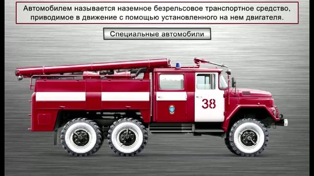 Тема №3: Общее устройство автомобилей смотреть онлайн