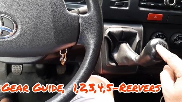 TIPS HOW TO DRIVE MANUAL TRANSMISSION CAR TOYOTA HI ACE, EASY WAY
