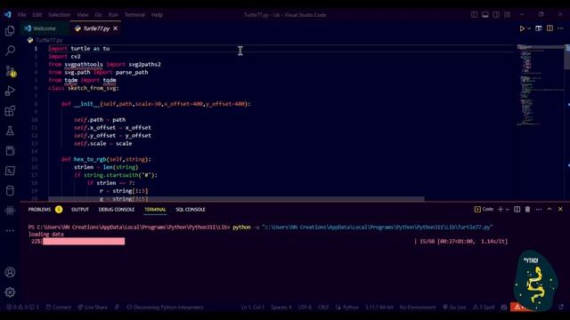 Sidhu Moosewala Using Python Turtle Code | Python Programming Hub