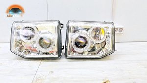 Mitsubishi Pajero 2 модернизация тюнинг фар.