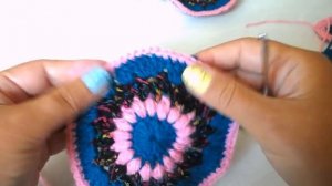 М.К. Вязаные сапожки-тапочки на войлочной подошве.