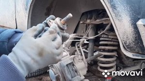 Замена пыльника шаровой опоры Нива