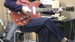 1969 Gibson ES-330 full original  overhaul,& Demo by Ryuo Motoyama