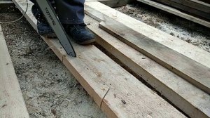 Вырезаем замок на стропиле