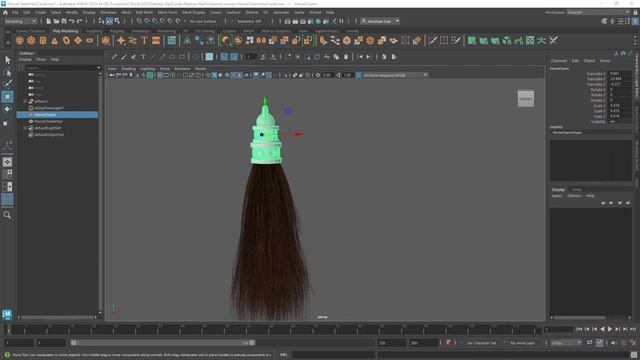 Hair Cards Creation for Game Characters: Maya Xgen & UE5 | Preview Lecture