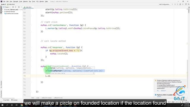 The Leaflet location method | #GeoLocation | #WebGIS | GIS Data on Dashboard with #Leaflet | #3