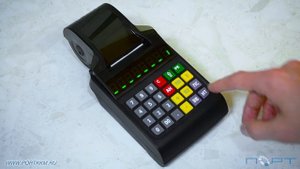 Как пробить чек и поменять чековую ленту на кассе АТОЛ FPrint-90АК