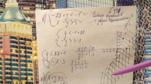 497 (в,г) Алгебра 9 класс. Системы Неравенств с двумя переменными
