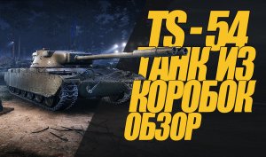 TS-54 ДВУСТВОЛЬНЫЙ ТАНК ИЗ КОРОБОК МИРА ТАНКОВ НА ДР #миртанков #wot