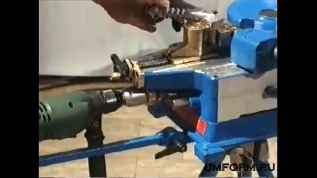 Ручной бездорновый трубогиб для труб до 35 смотреть онлайн