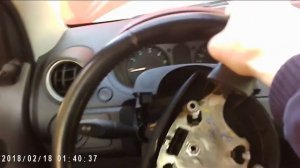 Снять и поставить руль,ford fiesta 1 4 tdci