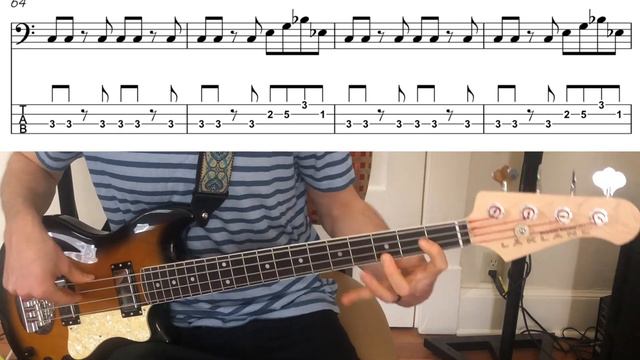 Gil Scott Heron - Lady Day and John Coltrane (Ron Carter Electric Bass Cover with Notation and Tab) смотреть онлайн