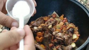 Шурпа.Жареная. Как в Узбекистане.