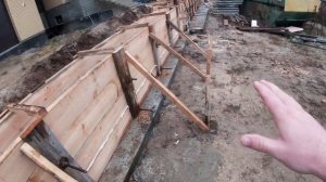 Фундамент под кирпичный забор!!!!