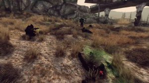 Fallout 3 NPC Battle - Enclave Soldiers Vs. Brotherhood Knights Vs. Brotherhood Outcasts