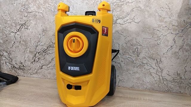 Съемный шланг высокого давления и 170 Бар. Обзор мойки высокого давления Denzel R-170