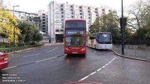 London buses in Park Lane 20/11/2022