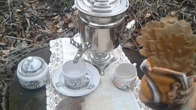 Посуда. Фарфор. СССР 70_ых годов сервиз поздняя осень. смотреть онлайн