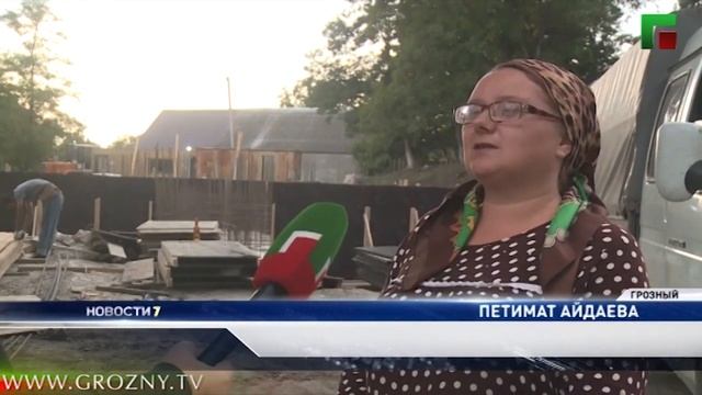 Масштабная реконструкция в Октябрьском районе Грозного продолжается.