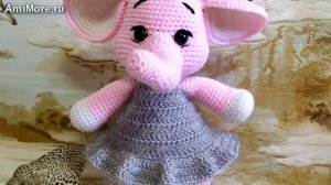 Амигуруми: схема Слоняша. Игрушки вязаные крючком - Free crochet patterns.