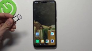 Как вставить SIM карту и карту памяти в Xiaomi Mi 8 Lite