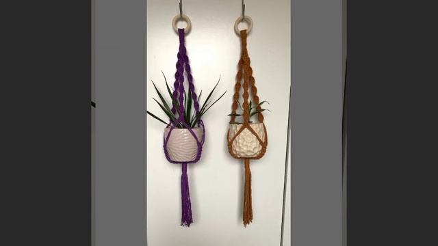 Easy Top Trending 2023 DIY Macrame Boho Macrame Rope Plant wall Hanging Design Ideas