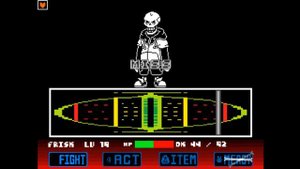 TS!UnderSwap Papyrus Fight |   Бой  с TS!UnderSwap Папирусом