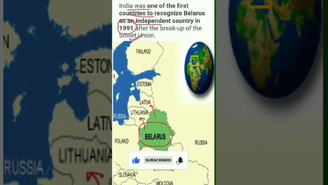 Belarus and its Neighbouring Countries |   @Know the World on Map | places in News | Map Knowledge