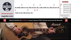 HERE COMES THE RAIN AGAIN 🎸 Eurythmics | CHORDS AND LYRICS | Guitar Cover