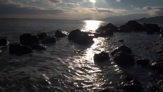 Крым, Алушта, село Малореченское. Начало стоительсва набережной.