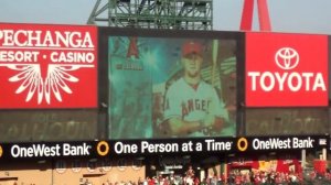 Los Angeles Angels of Anaheim Starting Lineup 6/25/2014 vs. Minnesota Twins