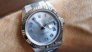Rolex Datejust II 41mm Roger Federer's Steel and White Gold 116334-0001