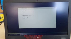 How To Get Into Bios And USB Boot On HP 15-bw0xx