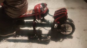 снегокат из гироскутера